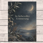 Einfühlsame Trauerkarte in stillem Gedenken mit Olivenzweig|p:2022229|h:de4b5038d4acf19831af94b34642e0bf