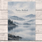 Einfühlsame Trauerkarte Tiefes Beileid stiller See im Nebel|p:2022267|h:3cd23e54bb4a093e3f668756ecb3fb2b