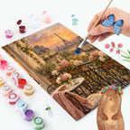 Romantisches Malen nach Zahlen Paris für Erwachsene mit Eiffelturm|p:2022371|h:07c32aaa7b1f608e6a952106b98cd79b