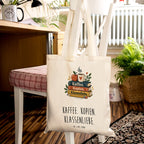 Lustige Tasche für Lehrer mit Büchern Kaffee und Apfel|p:2022468|h:69b27e0c43dd7f7dce147691037da40f