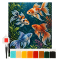 Entspannendes Diamond Painting mit Fischen für Aquariumfans