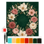 Elegantes Diamond Painting für 10-Jährige mit Blütenkranz|p:2022499|h:1566695bc1359f2f264500ec7c147c25