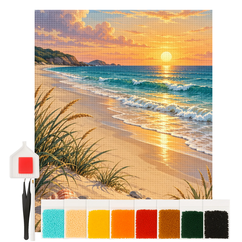 Entspannendes Diamond Painting Strandbild für Strandliebhaber|p:2022539|h:717b6d4dfdadf085b469d260a28a6143