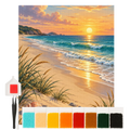 Entspannendes Diamond Painting Strandbild für Strandliebhaber