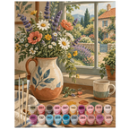 Romantisches DIY Malen nach Zahlen für Liebende mit Wildblumenvase|p:2022556|h:bfd9e47e229647f854000a3fb7b0eb83