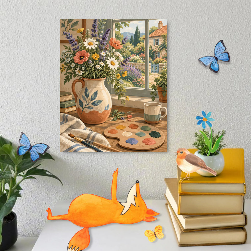 Romantisches DIY Malen nach Zahlen für Liebende mit Wildblumenvase|p:2022556|h:3d7b47d7dcebb87198673440d3213c25
