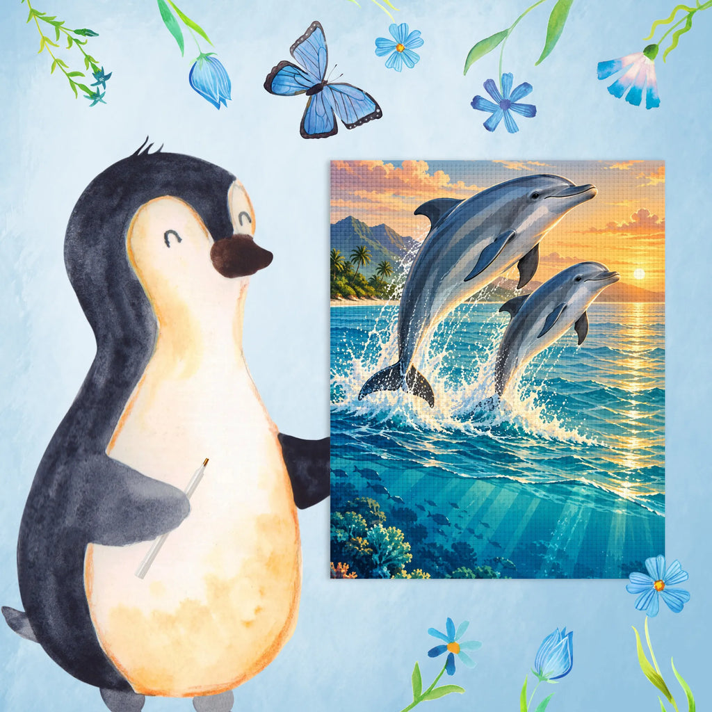 Entspannendes Diamond Painting Delfin für Delfinfans|p:2022570|h:c3126d93213324e197a14122db10b50b