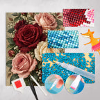 Elegantes Diamond Painting Rosen für Rosenliebhaber mit Burgunderrosen|p:2022577|h:12f34ea3a2893167edda2fb0c97b59e5