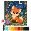 Süßes Diamond Painting für 8-jährige Kinder mit Fuchs