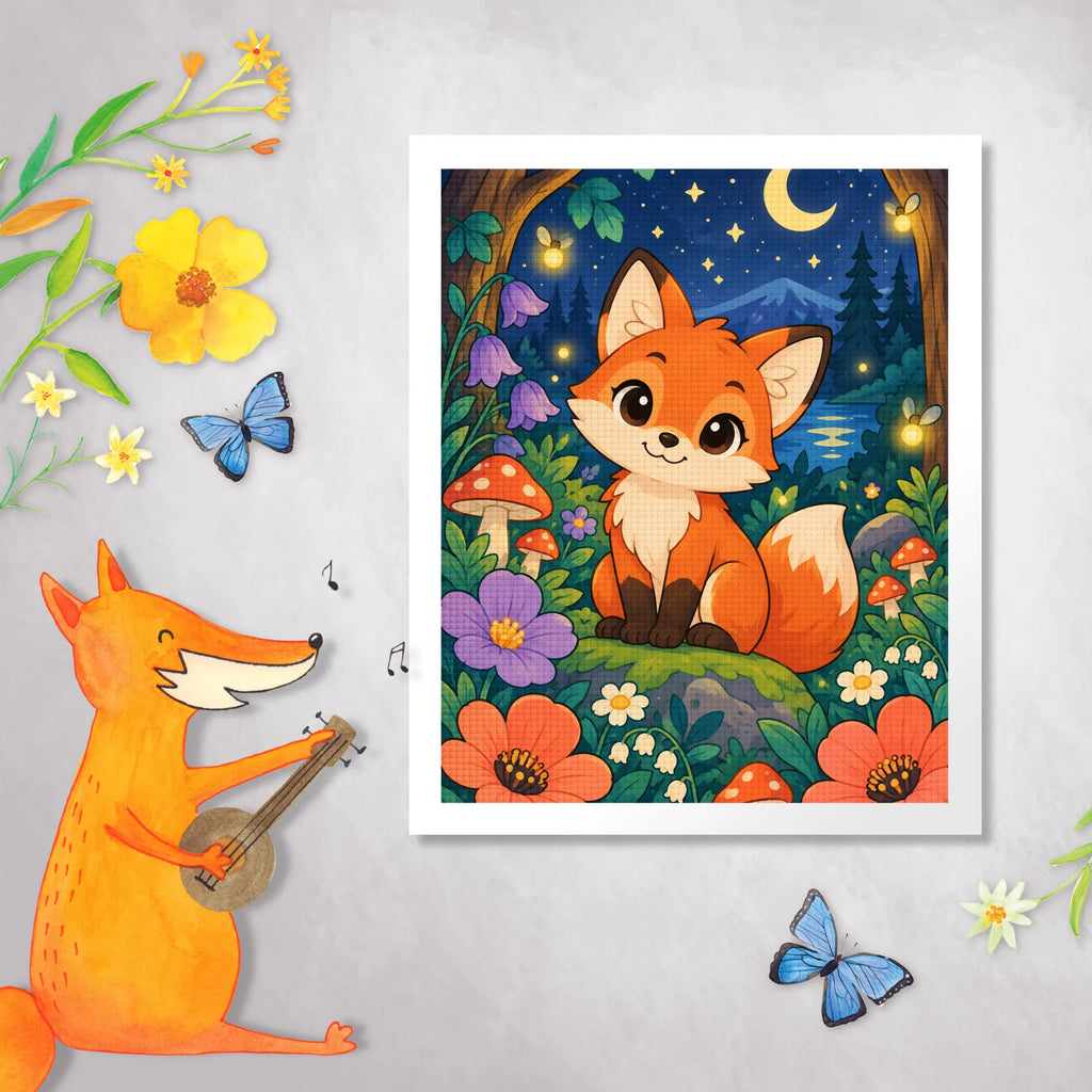 Süßes Diamond Painting für 8-jährige Kinder mit Fuchs|p:2022585|h:c7582c53de1dba8e4e8c4bc68037001c