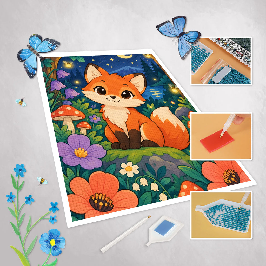Süßes Diamond Painting für 8-jährige Kinder mit Fuchs|p:2022585|h:fabdf386f5df599e9ce9693185941bde
