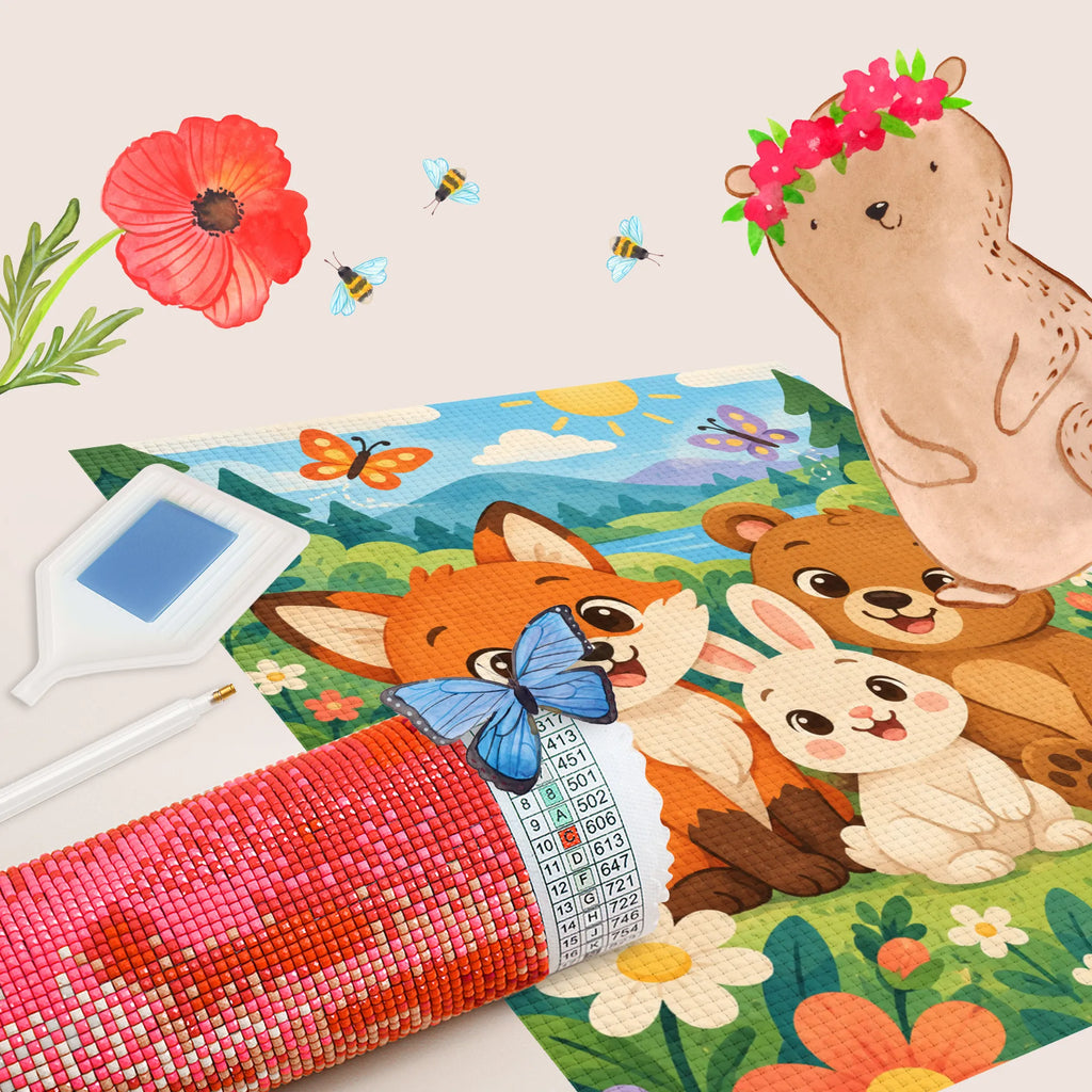 Süßes Diamond Painting für Kinder ab 3 Jahren mit Fuchs|p:2022607|h:643e0ba82d7c6b8c8d1c773e62d09483