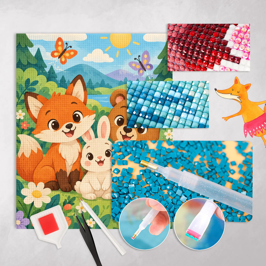 Süßes Diamond Painting für Kinder ab 3 Jahren mit Fuchs|p:2022607|h:deef5857548321ee1154b08362162aed