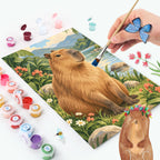 Süßes Malen nach Zahlen mit Capybara für Tierfans|p:2022613|h:b0418f772b584773b6dd68b82156c780
