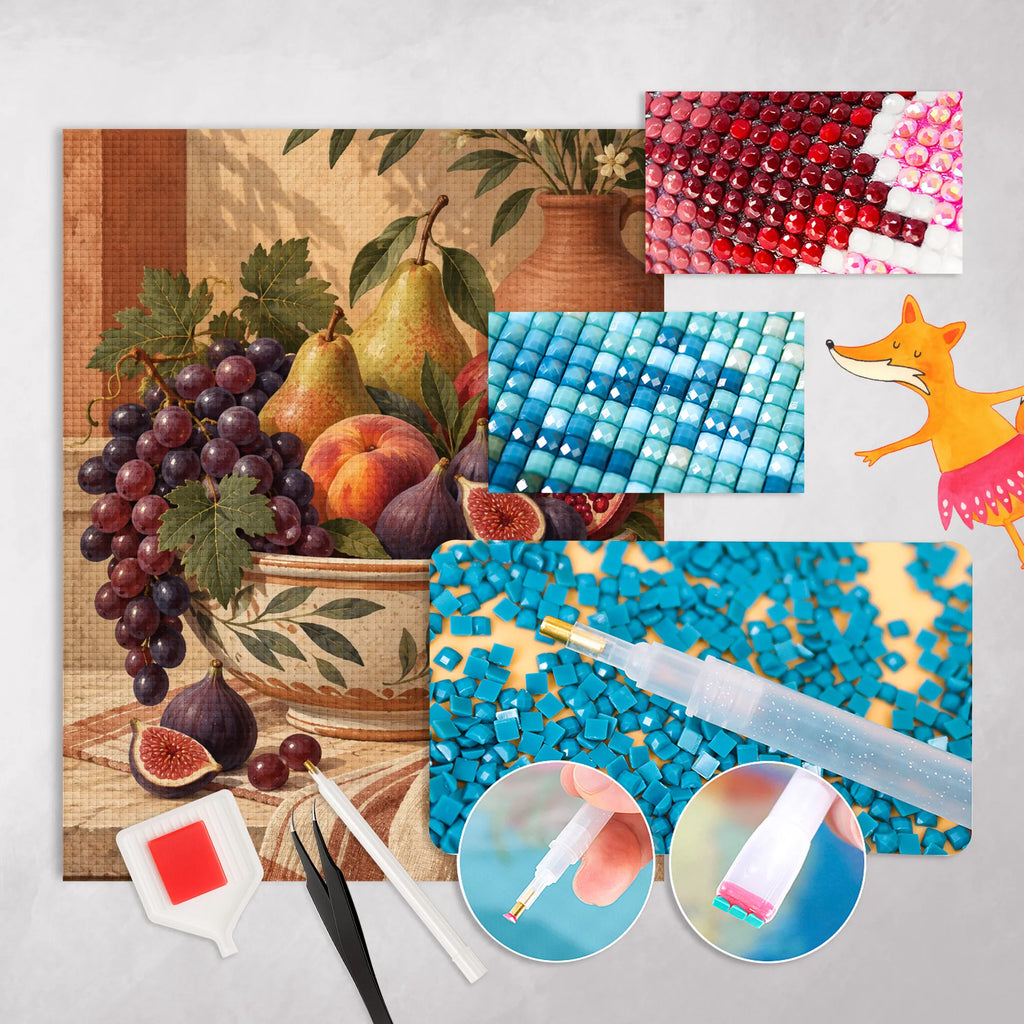 Entspannendes Diamond Painting Obst für Küche mit Trauben|p:2022645|h:a1be7aef4864a0387ccb218513e664fb