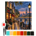 Entspannendes Diamond Painting London für Fans mit Steinbrücke