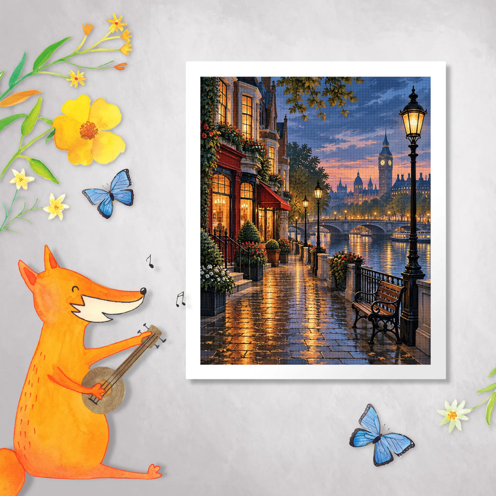 Entspannendes Diamond Painting London für Fans mit Steinbrücke|p:2022685|h:d01839435c6163702d36f20e1efca7b3