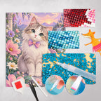Süßes Diamond Painting für 12-jährige Mädchen mit flauschiger Katze|p:2022760|h:330a5d381ff28e7ada4b0b9e2195239f