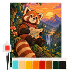 Lustiges Diamond Painting Comic für Fans mit Rotem Panda|p:2022786|h:dd68e3907f880a5c2cbed22787584655