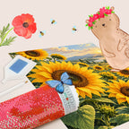 Sonniges Diamond Painting Bild Sonnenblumenfeld für Naturfreunde|p:2022796|h:1f9735d69be93d2869a76e1853e105f1