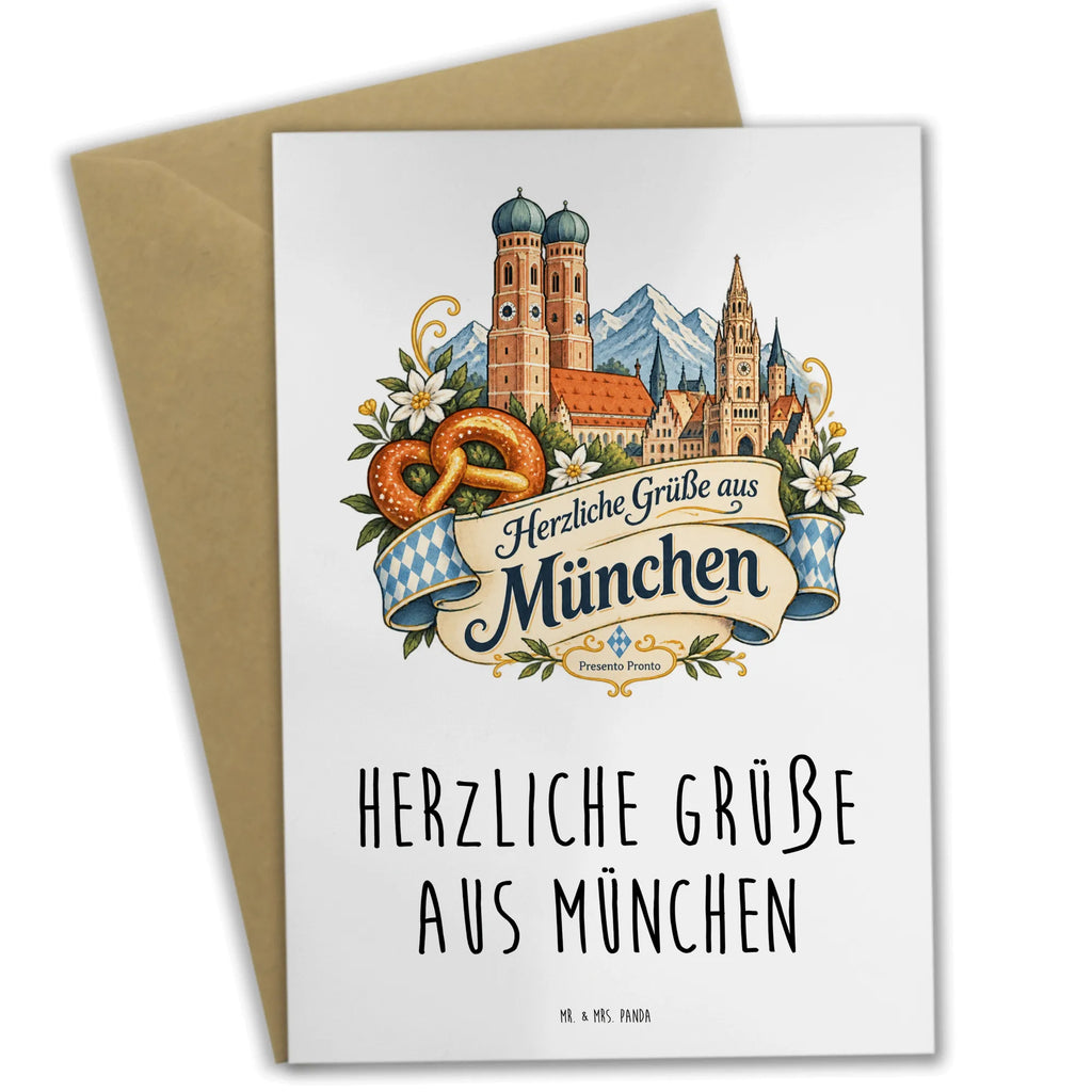 Herzliche Urlaubsgrüße aus München Karte mit Stadtturm|p:2022932|h:813973acff41e4b03d004d868becbb22