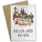 Herzliche Grußkarte für Köln-Fans mit Stadtsilhouette|p:2022933|h:3e59d3cda206779c8e1fb48750a91cea