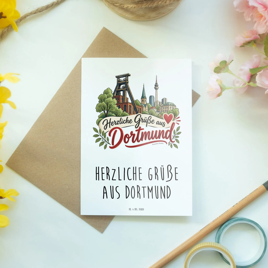 Herzliche Grußkarte aus Dortmund mit Förderturm und Herz|p:2022939|h:df44bc59e269b19ee173a6291a073996