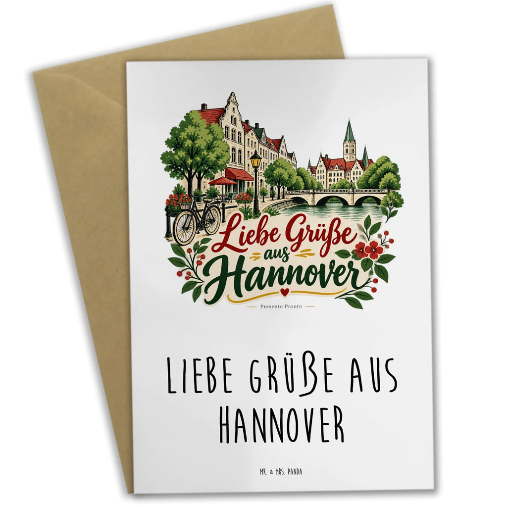Herzliche Grußkarte aus Hannover mit Fahrrad|p:2022942|h:1798bcc4d06b78344450901fd41cdf44