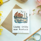 Herzliche Grußkarte für Grüße aus Rostock mit Hafen|p:2022946|h:5bc5d48dd8cb453f9503ed1a6d38b25c