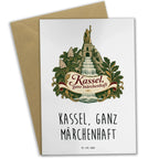 Elegante Grußkarte aus Kassel mit Herkulesdenkmal|p:2022948|h:4cc5e9d20a0488653ded661d1b03e757