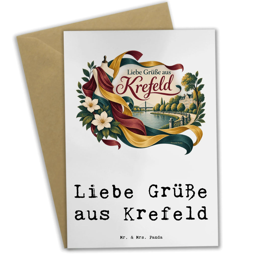 Elegante Grußkarte aus Krefeld mit Seidenbändern in Burgunderrot|p:2022952|h:b7d9bd01fee95335fb9fd02bb209d86d