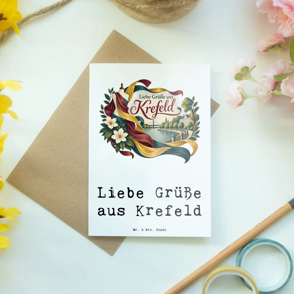 Elegante Grußkarte aus Krefeld mit Seidenbändern in Burgunderrot|p:2022952|h:69c287d0f5a496f28b1d43399c5450ea