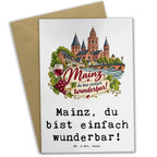 Herzliche Mainz Grußkarte für Mainzfans mit Mainzer Dom|p:2022955|h:d14c3613b5df39dc2924b504769a7e9e