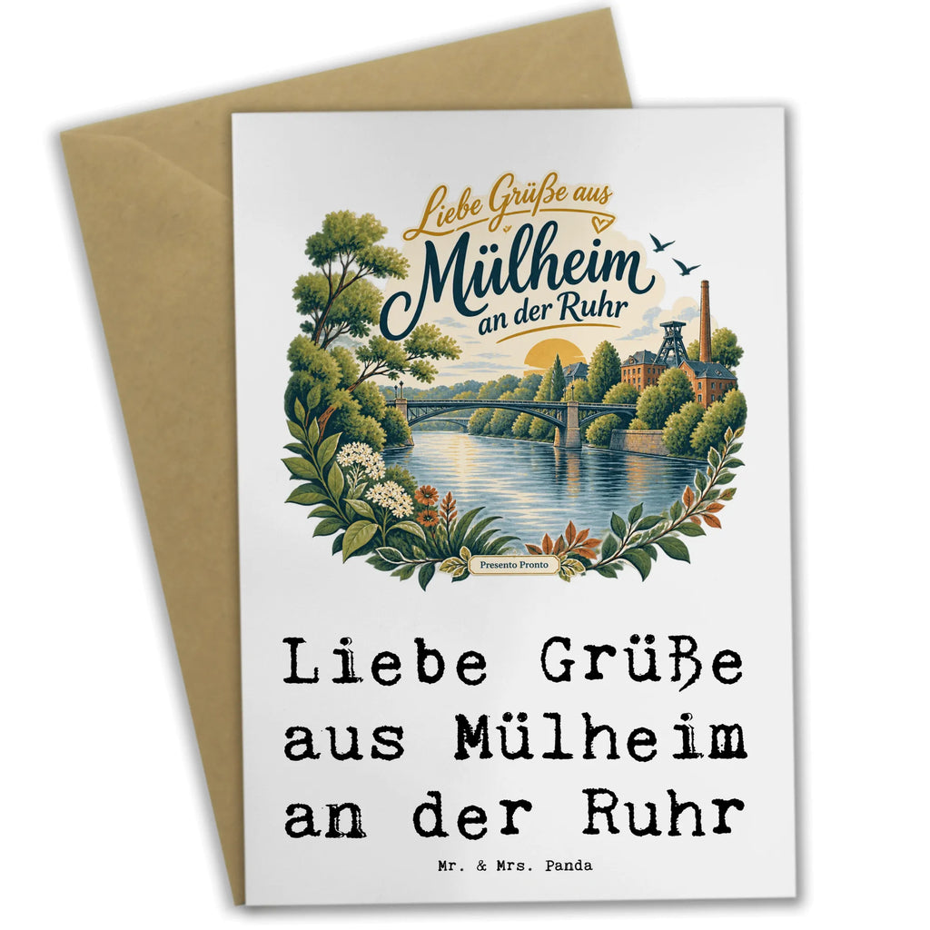 Herzliche Grußkarte für Fans aus Mülheim an der Ruhr mit Ruhrbrücke|p:2022958|h:7aa3f9599652899f8c9567219846e232