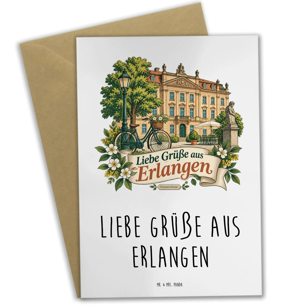 Elegante Grußkarte aus Erlangen mit Schlossfassade|p:2022983|h:ac0bf4d38d7b9b1c702b6874dbbe05fb