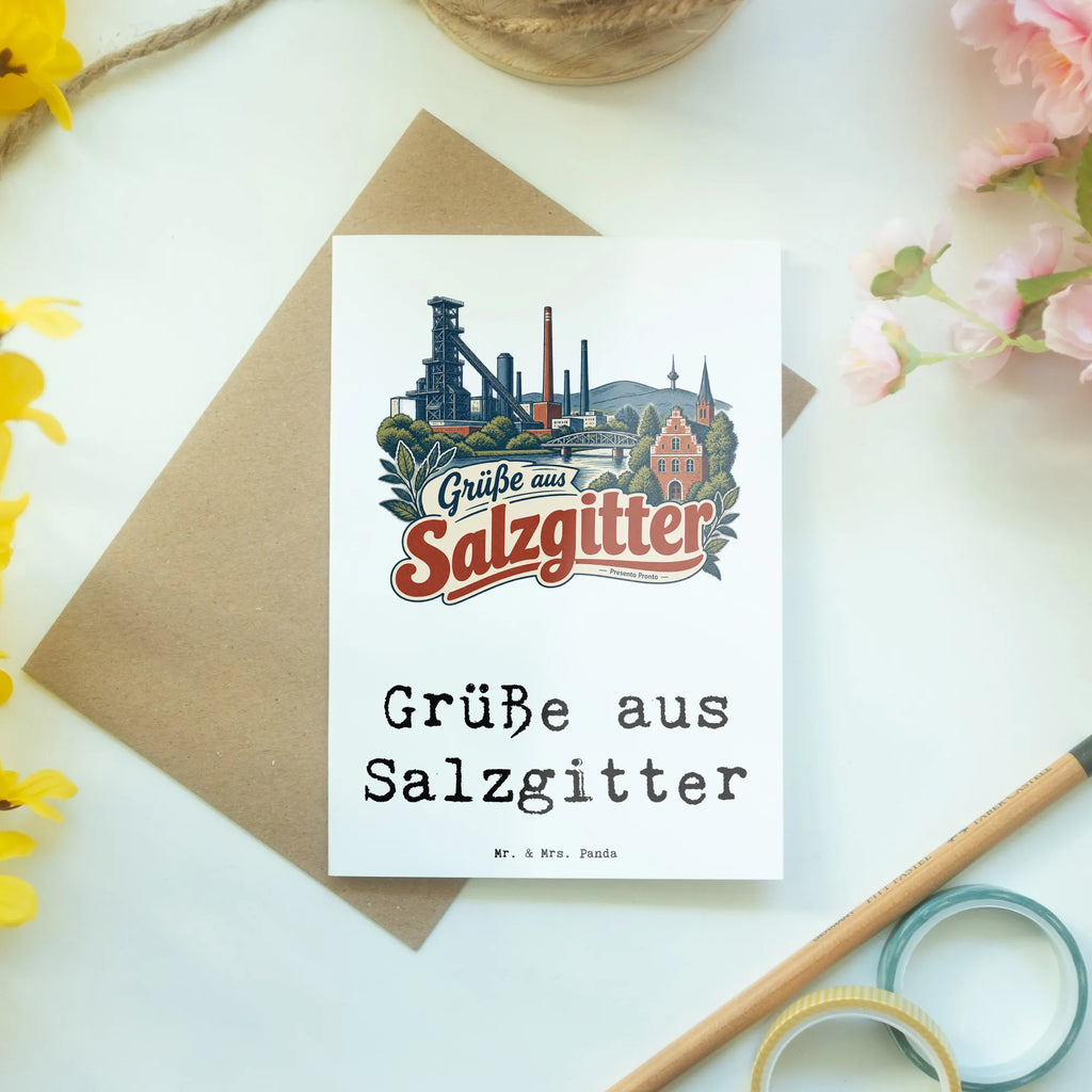 Herzliche Grußkarte aus Salzgitter mit Stahlturm|p:2022986|h:466b33cda1bea7acbf98464b37705275