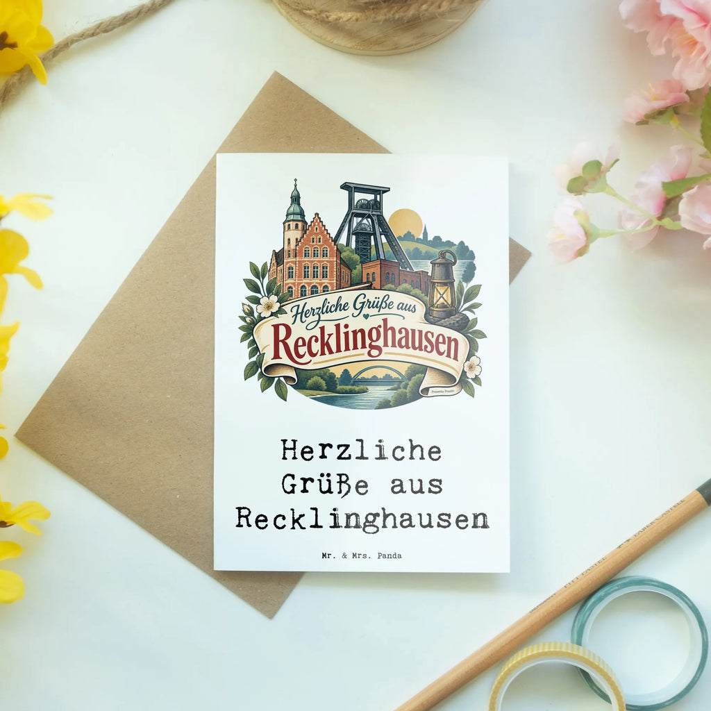 Herzliche Grußkarte aus Recklinghausen mit Förderturm|p:2022989|h:2407a724d6bc490fd48c71e1c2931612