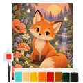 Süßes Diamond Painting für Mädchen ab 6 Jahren mit Fuchs