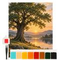 Entspannendes Diamond Painting Bild Baum für Naturliebhaber