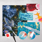 Magisches Diamond Painting Fantasy für Fans mit Fuchs|p:2023212|h:61e0d0635889a52f65d7fa970d389961