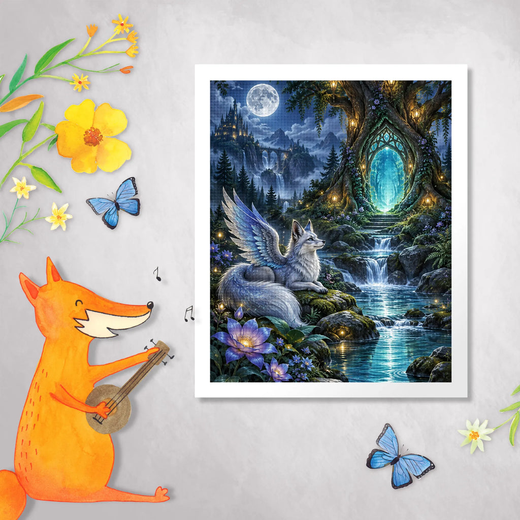 Magisches Diamond Painting Fantasy für Fans mit Fuchs|p:2023212|h:b89a169c810de5c3b51201318bf185db