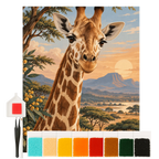 Entspannendes Diamond Painting mit Giraffe in Savanne für Tierfans|p:2023220|h:a91a344a7701a34e1207357dbfc125d6