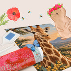 Entspannendes Diamond Painting mit Giraffe in Savanne für Tierfans|p:2023220|h:7f62b11b9f1cbb976fa89ae4b2258932