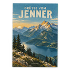 Elegante Grüße vom Jenner Postkarte mit Bergsee|p:2023330|h:5fb4dfa653f4fd2d484dcd75eab1b70c