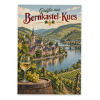 Nostalgische Reisepostkarte Grüße aus Bernkastel-Kues mit Mosel|p:2023338|h:fa04ba40755ca4b9a0fb91560c71da01