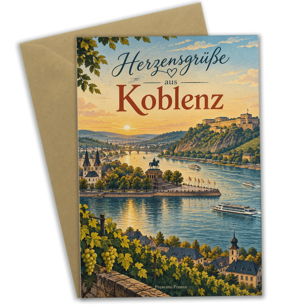 Herzliche Grußkarte aus Koblenz für Heimatfans mit Deutschem Eck|p:2023351|h:d224fb951b8e2cb268b50d3a17d9e02b