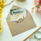 Lustige Karte aus Bielefeld für Heimatgrüße mit Sparrenburg|p:2023356|h:07e774dabcf91fe3892ccc76cd6edd4a