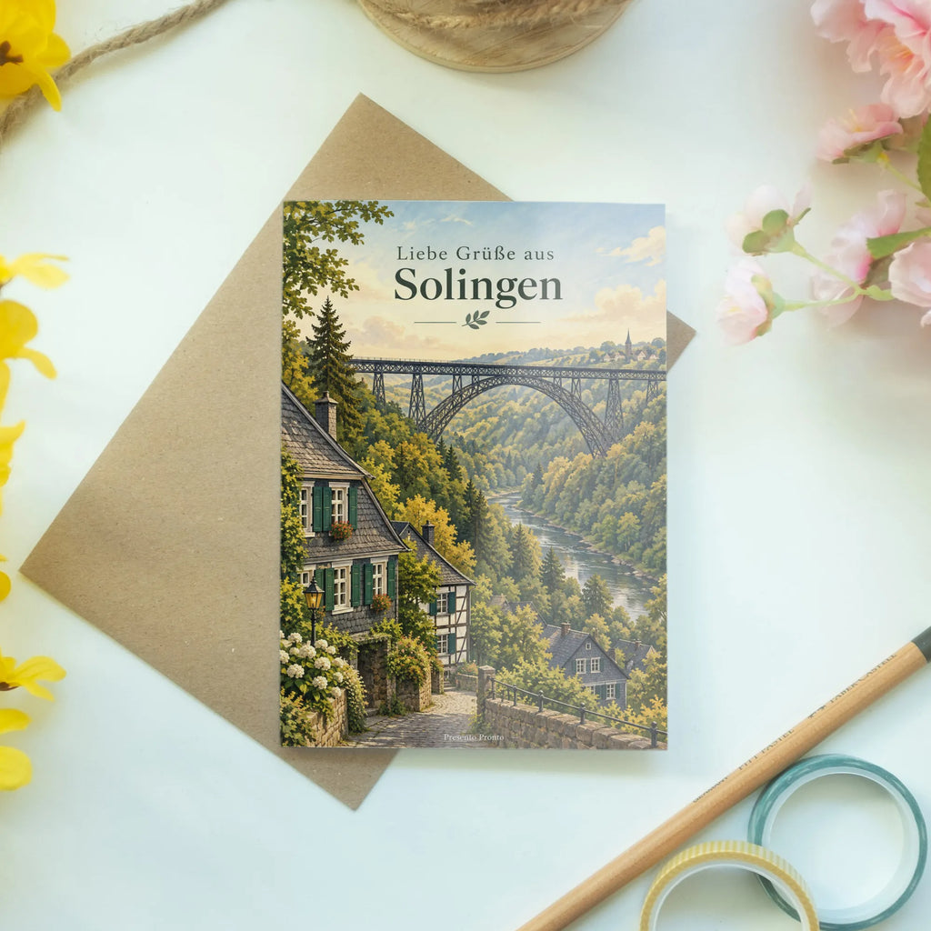 Herzliche Grußkarte aus Solingen mit Müngstener Brücke|p:2023379|h:a2ea15872799022f85cc8760a224dd76
