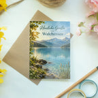 Herzliche Urlaubskarte vom Walchensee mit Bergpanorama|p:2023382|h:624388d6c638af193d796ae32386968b