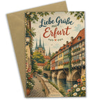 Herzliche Grußkarte aus Erfurt mit Altstadt|p:2023391|h:90b7c4e2ec5b30de2cf567206df552ef
